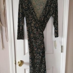 London Times Wrap Dress